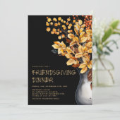 Moderner Eleganter Erntedank Freundlichkeit Einladung (Stehend Vorderseite)