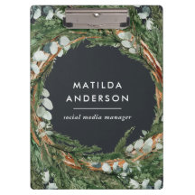 Moderner eleganter Eukalyptus-botanischer Kranz