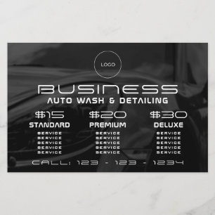 Moderner, eleganter Flyer