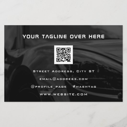 Moderner, eleganter Flyer (Hinten)