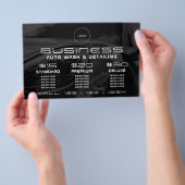 Moderner, eleganter Flyer (Handgriff)