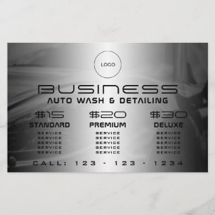 Moderner, eleganter Flyer