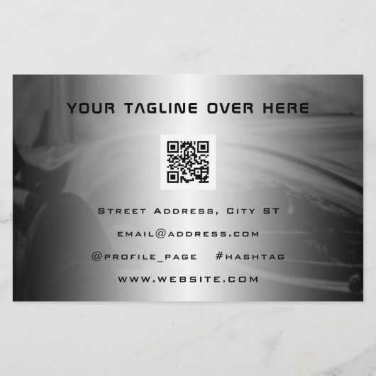 Moderner, eleganter Flyer (Hinten)