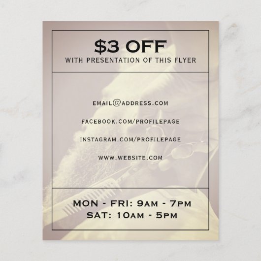 Moderner, eleganter Flyer (Hinten)