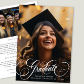 Moderner Eleganter Foto Abschluss | Klasse 2025 Ankündigung