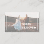 Moderner, eleganter Foto-Hochzeitfotograf Visitenkarte (Vorderseite)