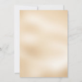 Moderner Eleganter Geburtstag der Musik Instrument Einladung (Rückseite)