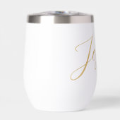 Moderner, eleganter Goldskriptname (Vorderseite)