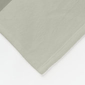 Moderner eleganter grauer grüner Entwurf modisch Fleecedecke (Ecke)