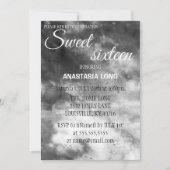 Moderner, eleganter grauer Marmor Save The Date (Vorderseite)