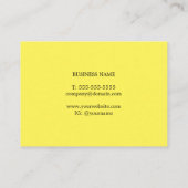 Moderner, eleganter grüner gedruckter KraftPaper-B Visitenkarte (Rückseite)