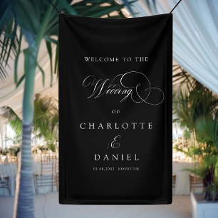 Moderner, eleganter, handgeschriebener Schriftart, Banner