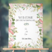 Moderner, eleganter Hochzeitsempfang Acrylschild (Neutral)