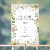 Moderner, eleganter Hochzeitsempfang Acrylschild (Neutral)