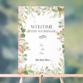 Moderner, eleganter Hochzeitsempfang Acrylschild (Neutral)