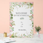 Moderner, eleganter Hochzeitsempfang Acrylschild (Hochzeit)