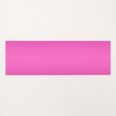 Moderner eleganter Individuelle Name in warmen Ros Yogamatte (Rückseite (Horizontal))