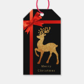 Moderner Eleganter Klassischer Weihnachtsmann Geschenkanhänger (Vorderseite)