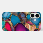 Moderner, eleganter Marmorstein Case-Mate iPhone Hülle (Rückseite (Horizontal))