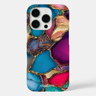 Moderner, eleganter Marmorstein iPhone 16 Pro Hülle