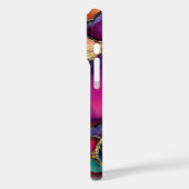 Moderner, eleganter Marmorstein Case-Mate iPhone Hülle (Rückseite / Links)