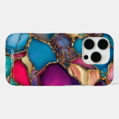 Moderner, eleganter Marmorstein Case-Mate iPhone Hülle (Rückseite (Horizontal))