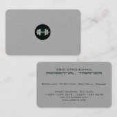 Moderner eleganter minimaler Artblick Visitenkarte (Vorne/Hinten)