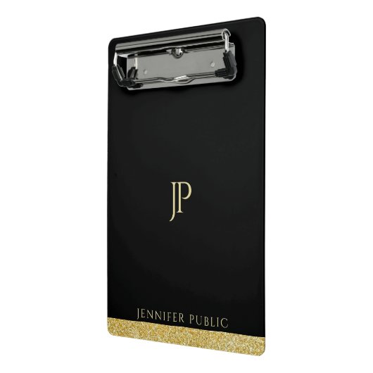 Moderner eleganter Minimalistischer Mini Klemmbrett (Gewinkelt2)