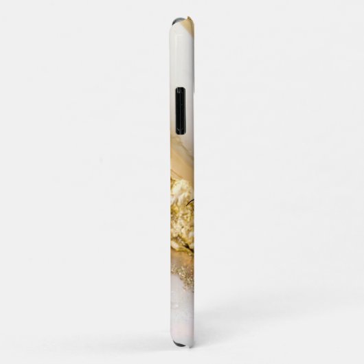 Moderner eleganter Personalisierter Name aus White Case-Mate iPhone Hülle (Hinten/Rechts)