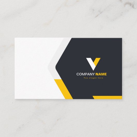 Moderner Eleganter Qr Code Visitenkarte (Vorderseite)