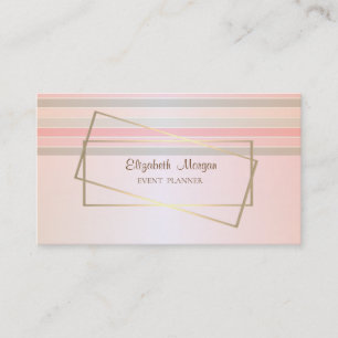 Moderner, eleganter Rahmen, Goldrahmen Visitenkarte