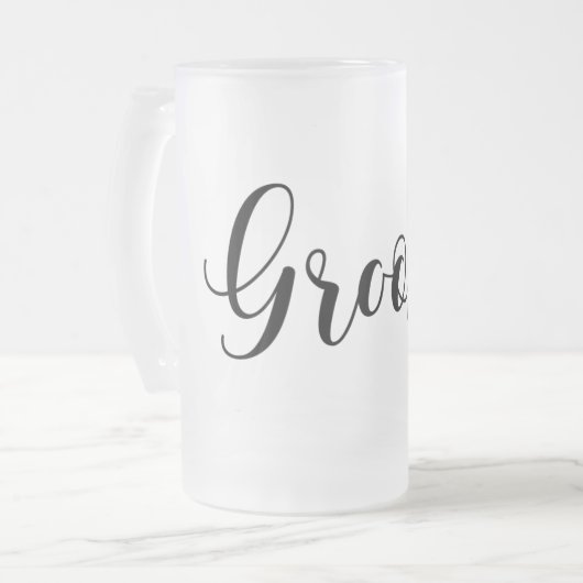 Moderner Eleganter Raum Mattglas Bierglas (Vorderseite Links)