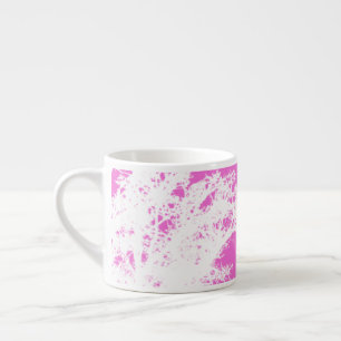 Moderner Eleganter Rosa Tree Espresso Cup Espressotasse