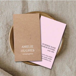 Moderner, eleganter Rose-Berater für gedruckte Kra Visitenkarte