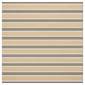 Moderner, eleganter Sand und braune Streifen Stoff (Muster)