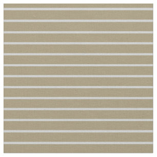 Moderner, eleganter Sand und weiße Streifen Stoff