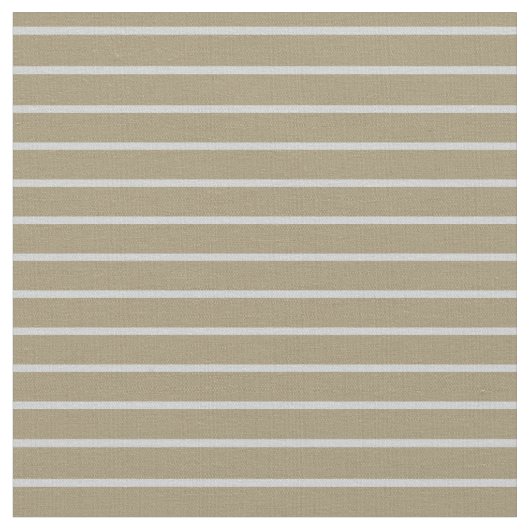 Moderner, eleganter Sand und weiße Streifen Stoff (Nahaufnahme)