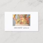 Moderner, eleganter, sauberer Körperernährung Visitenkarte (Vorderseite)