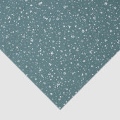Moderner Eleganter Schneefall Seidenpapier (Detail)
