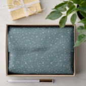Moderner Eleganter Schneefall Seidenpapier (Geschenk)