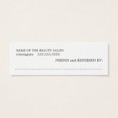 Moderner Eleganter Schönheitssalon (Rückseite)