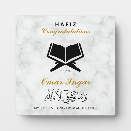 Moderner eleganter Schwarz-Gold-Abschluss-Sake Fotoplatte (Vorderseite)