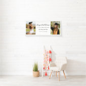 Moderner eleganter Schwarz-Weiß-Foto-Abschluss Banner (Insitu)