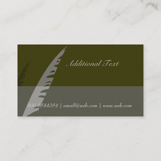 Moderner, eleganter, schwarzer Vintager Pen Visitenkarte (Rückseite)