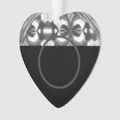 Moderner, eleganter Script-Foto - Geschenkartikel Ornament (Vorderseite)