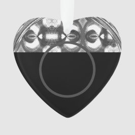 Moderner, eleganter Script-Foto - Geschenkartikel Ornament