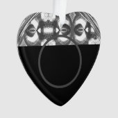 Moderner, eleganter Script-Foto - Geschenkartikel Ornament (Vorderseite)