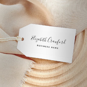 Moderner, eleganter Script-Individuelle Name und B Permastempel