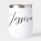 Moderner, eleganter Script-Personalisierter Name (Links)