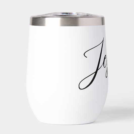 Moderner, eleganter Script-Personalisierter Name (Vorderseite)